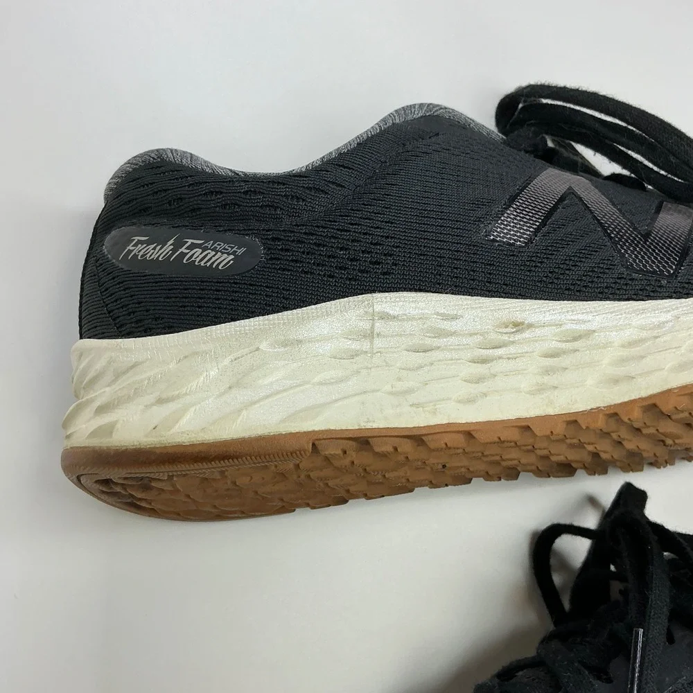 New Balance Black Running Shoes Womens 10 Fresh Foam Arish v1 WARISCB1 Gum Sole